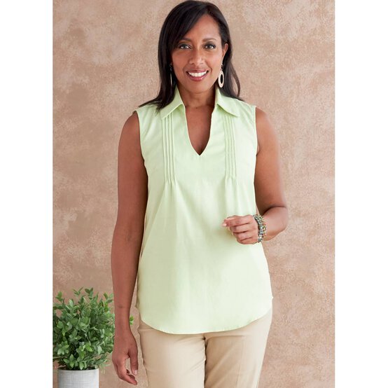 Butterick Women’s Top Sewing Pattern B6801 (8-16) image number 4