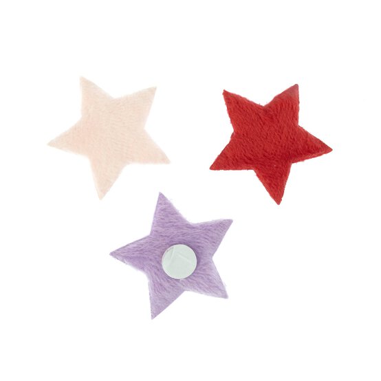 Pink and Purple Velvet Stars 3 Pack image number 3