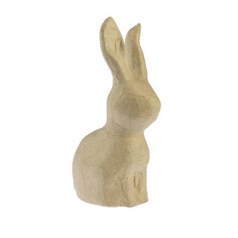 Mache Rabbit with Large Ears 22cm