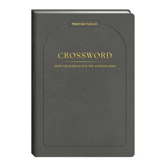 Faux Suede Crossword Puzzle Book