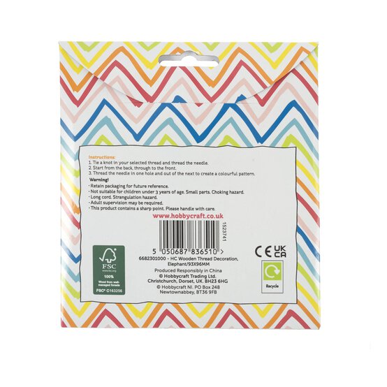 Elephant Wooden Threading Kit image number 5