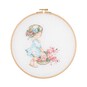 Spring Girl Cross Stitch Kit with Hoop 10 Inches image number 2