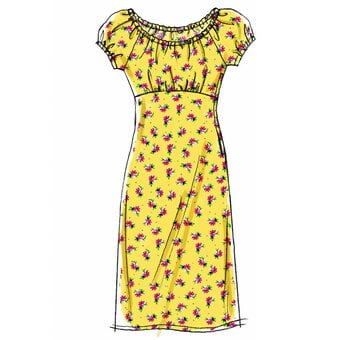 McCall’s Women’s Dress Sewing Pattern M7116 (8-16) image number 7