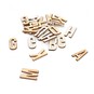 Bare Basics Adhesive Wooden Letters 200 Pack image number 1