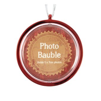 Spinning Photo Bauble 9cm 