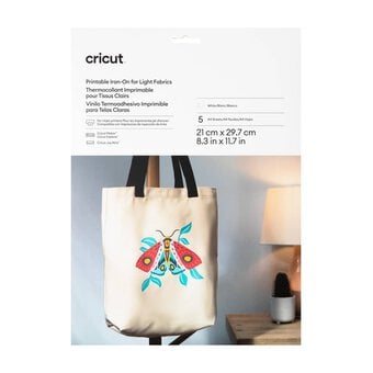 Cricut Printable Iron-On for Light Fabrics A4 5 Pack