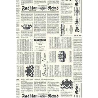 Decopatch Newspaper Print Paper 3 Sheets image number 3