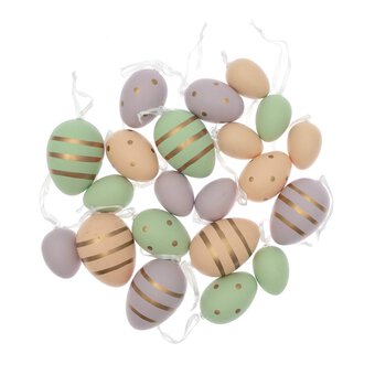 Hanging Plastic Eggs 21 Pack 