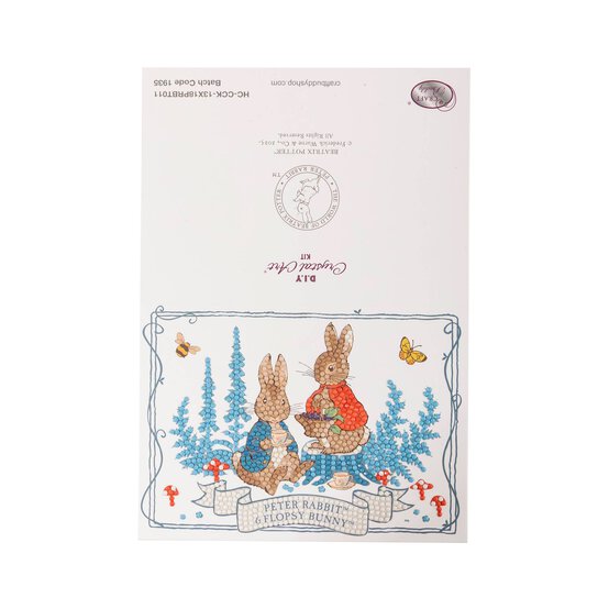 Crystal Art Peter and Flopsy Card Kit image number 2