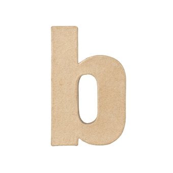 Lowercase Mini Mache Letter B image number 5