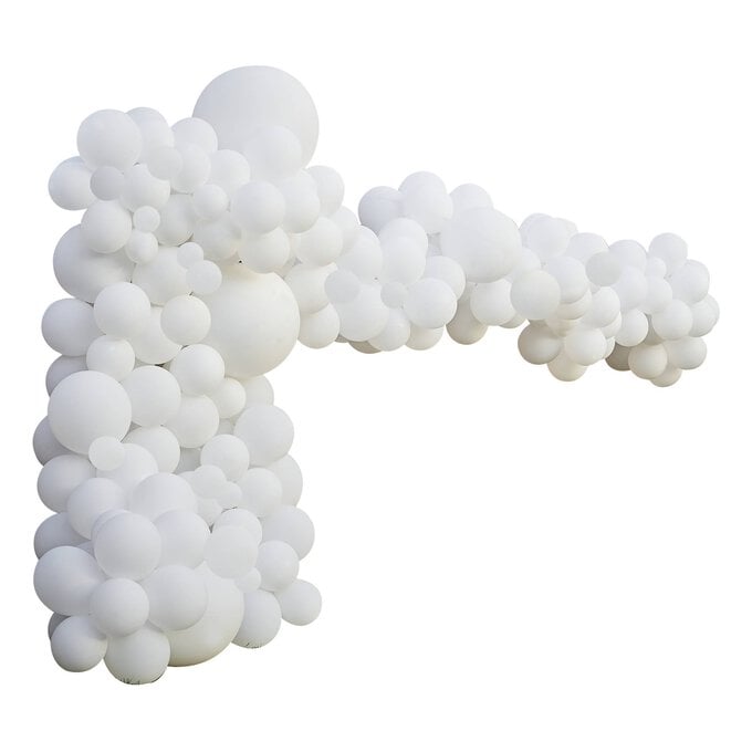 Ginger Ray White Balloon Arch Kit 200 Pieces image number 1
