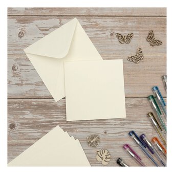 Ivory Cards 5 x 5 Inches 50 Pack