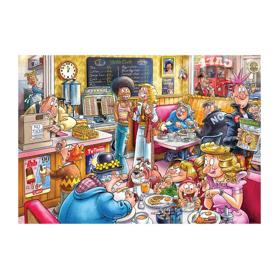 Wasgij Destiny 27 Café to Latte Jigsaw Puzzle 1000 Pieces image number 2