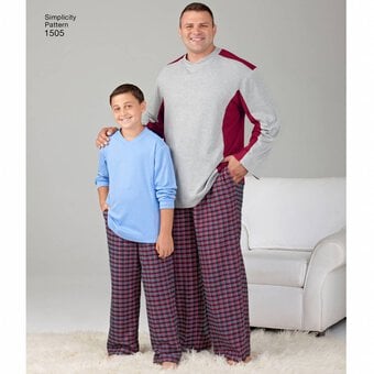 Simplicity Male Top and Trousers Sewing Pattern 1505 image number 4