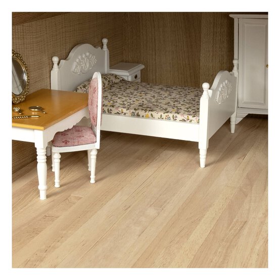 Doll&rsquo;s House Wood Floorboard Sheet 45cm x 30cm image number 2