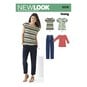 New Look Just 4 Knits Women's Separates Sewing Pattern 6216 image number 1