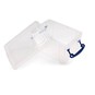 Really Useful Clear Plastic Storage Box 1.6 Litres image number 2