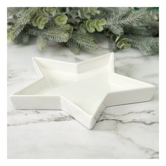 Glazed Star Plate 26.5cm