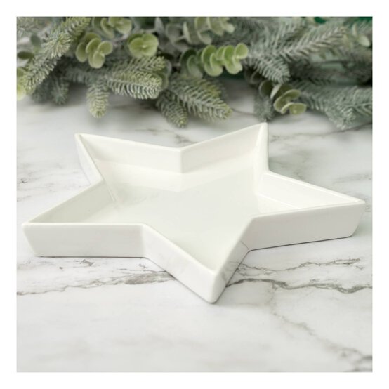 Glazed Star Plate 26.5cm image number 1