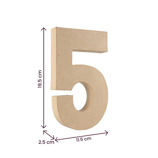 Mache Number 5 20cm image number 4