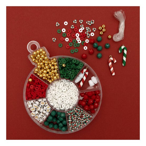 Christmas Bauble Bead Set 60g image number 1