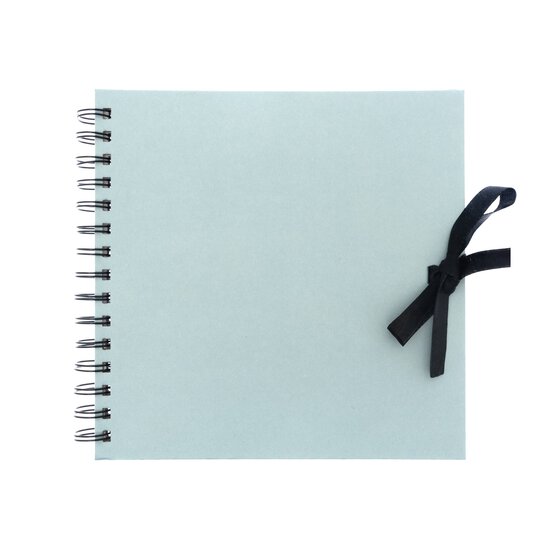 Spiral Bound Pastel Blue Scrapbook 12 x 12 Inches image number 1