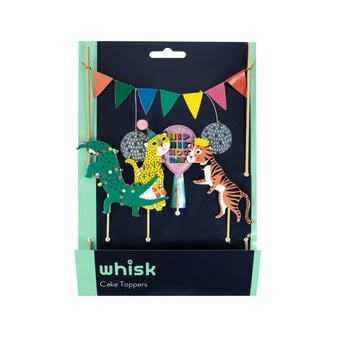 Whisk Animal Hip Hip Hooray Cake Toppers 5 Pieces image number 6