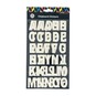 White Foil Chipboard Alphabet Stickers  image number 4