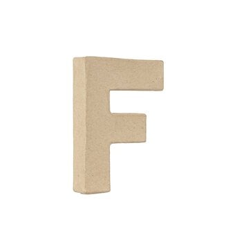 Mini Mache Letter F 10cm