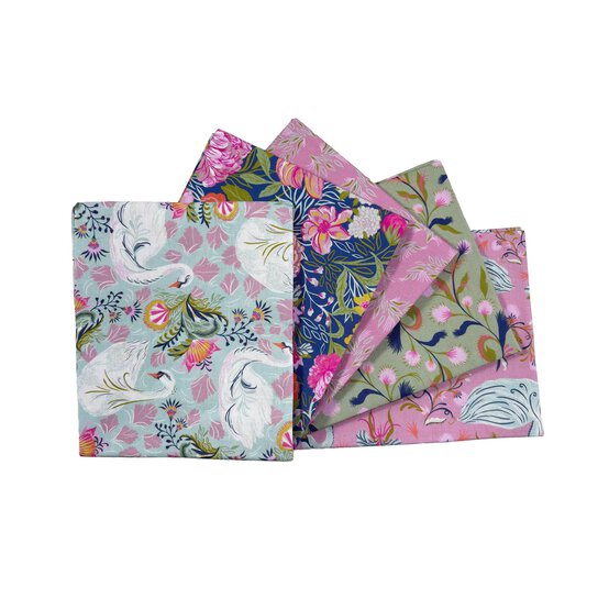 Artisan Majestic Swan Cotton Fat Quarters 5 Pack image number 1