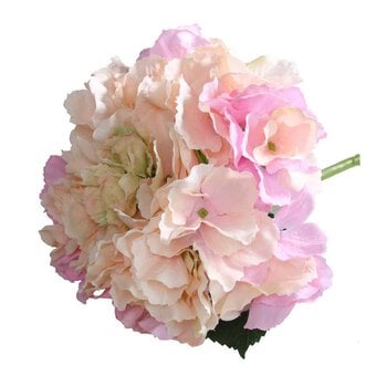 Blush Pink Short Stem Hydrangea 40cm x 17cm