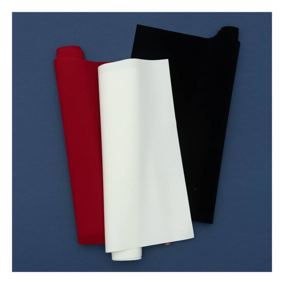 White Flock Iron-On Vinyl 12 x 24 Inches image number 4