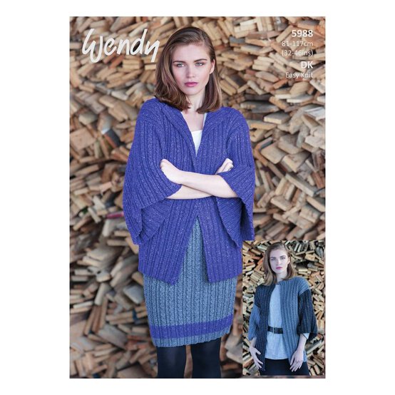 Wendy Pixile DK Ladies' Kimono and Skirt Digital Pattern 5988 image number 1