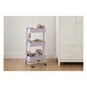 Lilac Three Tier Storage Trolley image number 2