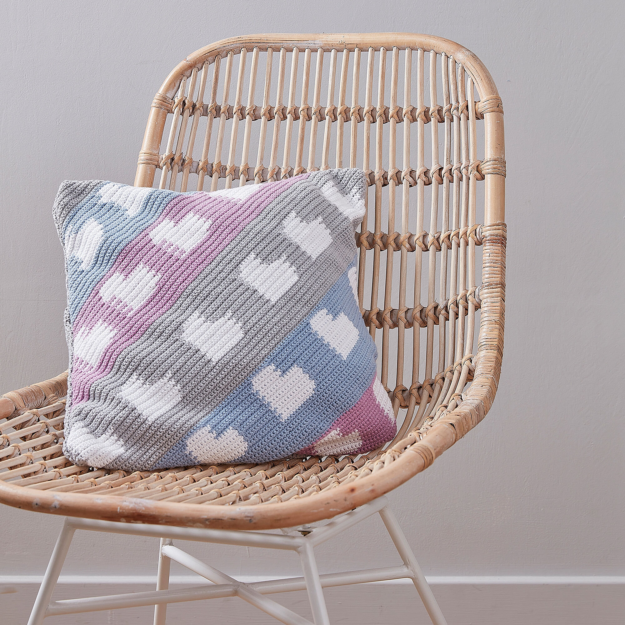 How to Make a Tapestry Crochet Heart Cushion Hobbycraft