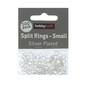 Silver Plated Split Rings 5mm 100 Pack image number 2