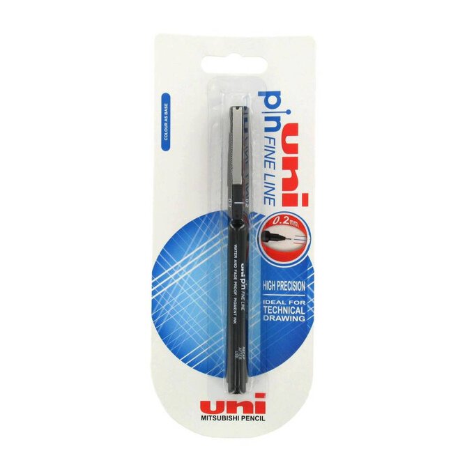 Uni Pin Fine Line Pen 0.2mm image number 1