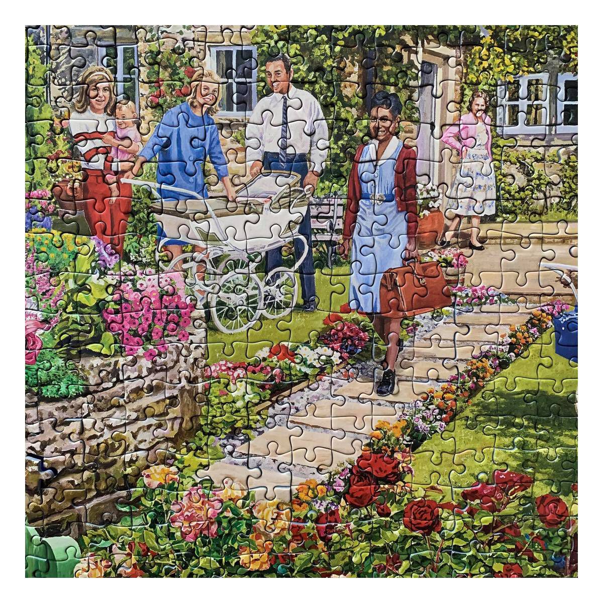 Gibsons The Florist’s Round Jigsaw Puzzles 500 Pieces 4 Pack Hobbycraft
