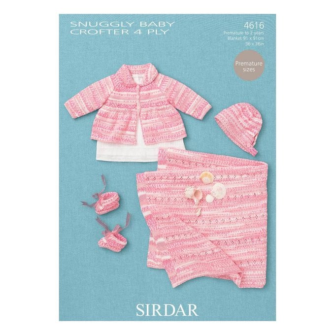 Sirdar Snuggly Baby Crofter 4 Ply Baby Accessories Digital Pattern 4616 image number 1