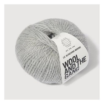 Wool and the Gang Rocky Grey Lil&rsquo; Alpachino Merino 50g 