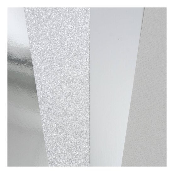 Mixed Silver Paper Pad A4 24 Sheets image number 2