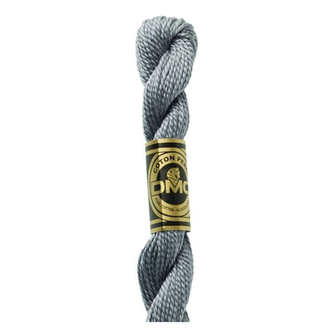 DMC Grey Pearl Cotton Thread Size 5 25m (414) image number 1