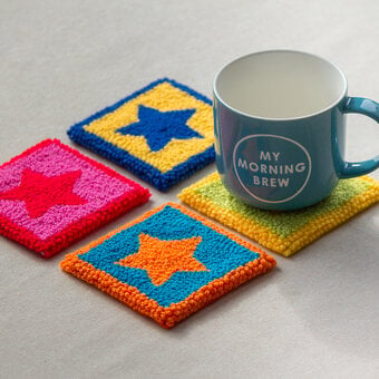 How to Make Punch Needle Coasters