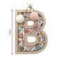 Hanging Wooden Letter B 7.5cm image number 3