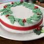 How to Decorate a Holly Wreath Cake image number 1