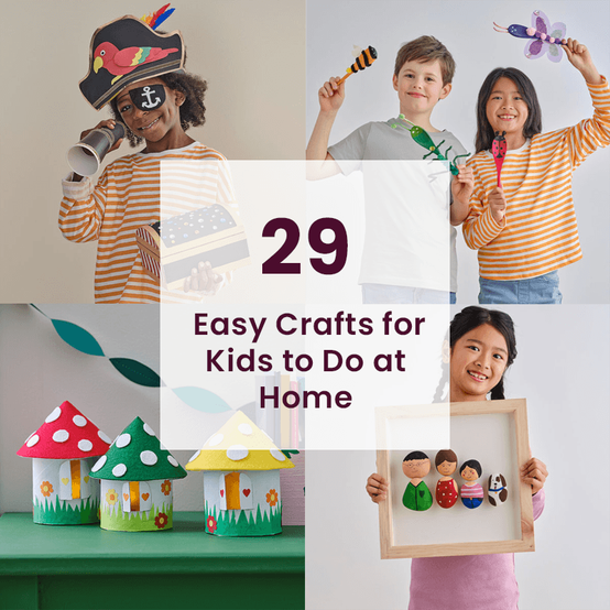 29 Easy Crafts for Kids to Do at Home image number 1