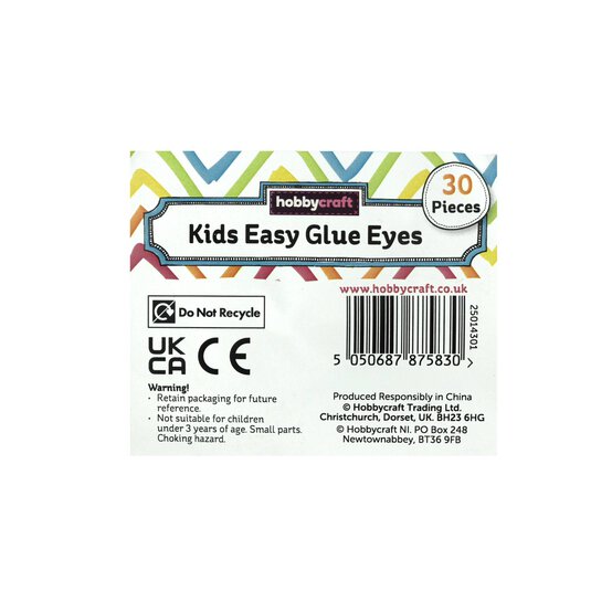 Self-Adhesive Googly Eyes 500 Pack  image number 6