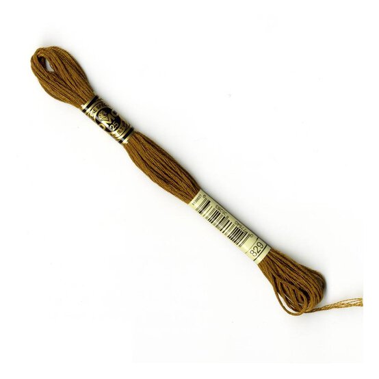 DMC Brown Mouline Special 25 Cotton Thread 8m (829) image number 1