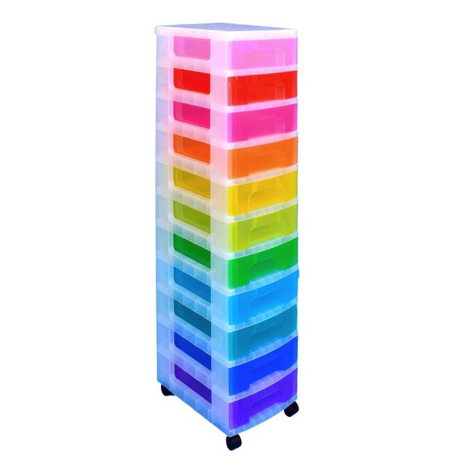 Really Useful 11 Drawer Rainbow Storage Tower image number 1
