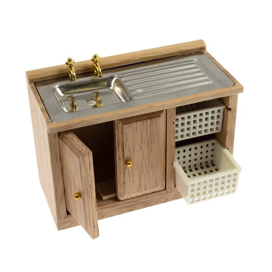 Doll&rsquo;s House Kitchen Sink with Baskets image number 3